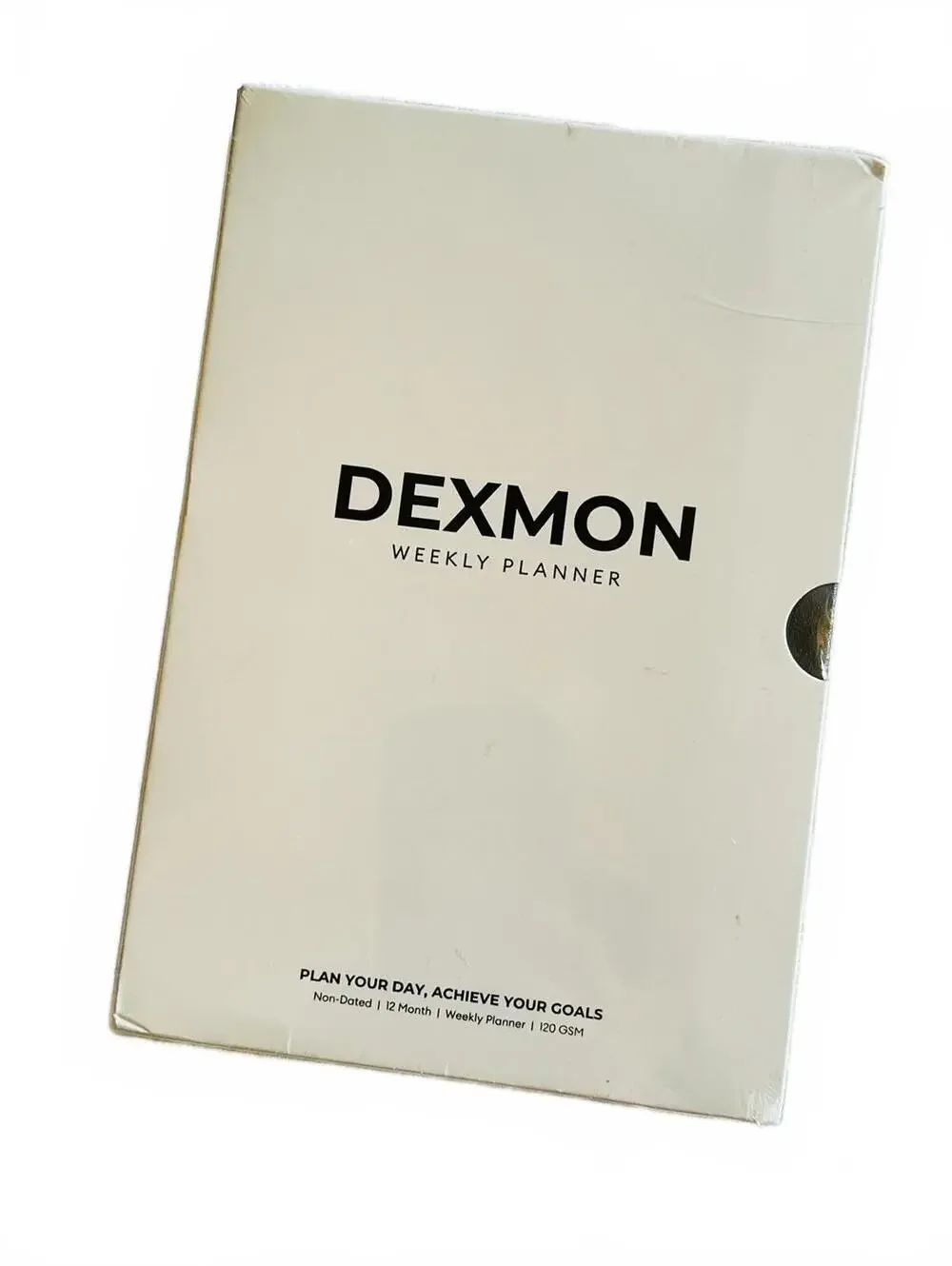 Black Dexmon Weekly Planner Non-Dated 12 Month Organizer - N